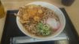 北朝霞駅前の立ち食いそばで朝食