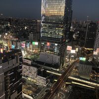 渋谷の夜景が綺麗でした