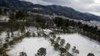 お城をメインに