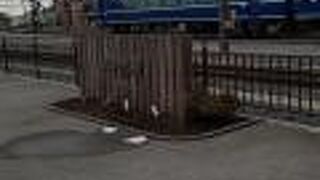 沿線住民が手を振ってくれる