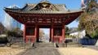 旧台徳院霊廟惣門 木造仁王像 二躯