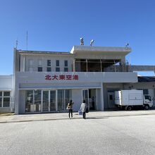 北大東空港に到着！