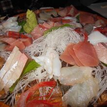 お刺身の桶盛り