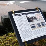 金沢城下の防御のために設置された惣構