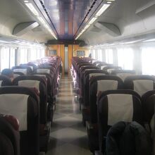 自由席車内の様子