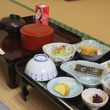 朝食も部屋食