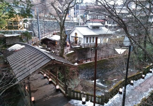 鹿教湯温泉 氷灯ろう夢祈願