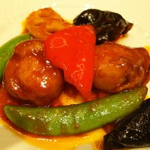 辛い～！  ニンニク炒め