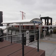 桟橋の様子です。