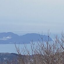 頂上場からの日本海。