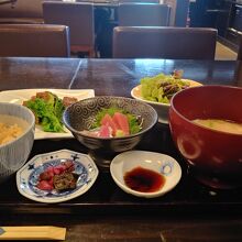 ステーキ膳定食。