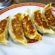 A restaurant specializing in gyoza with a Japanese downtown atmosphere