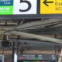 橋本駅５番ホーム