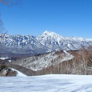 長野市にある絶景が魅力のスキー場