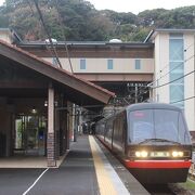 リゾート２１の電車です。今井浜海岸駅から片瀬白田駅まで乗りました