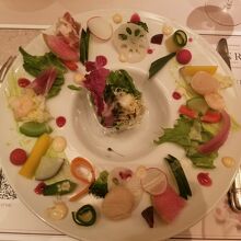 とってもかわいいサラダ