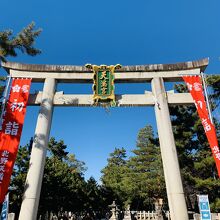 鳥居の目の前のお店です