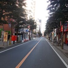 通りの様子です。