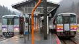 なんといっても印象的だった備後落合駅