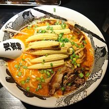 ヤングコーンカラシビ味噌らー麺