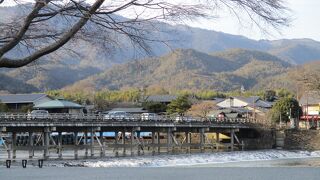 冬の渡月橋