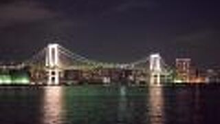 レインボーブリッジを望める公園