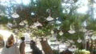 変わったお札の神社j。