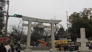 古くからある有名な神社