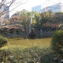 噴水の様子です。