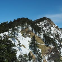 トーミの頭から見た黒斑山