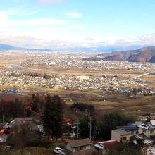 姨捨付近の車窓