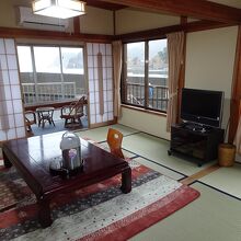 海が見える部屋です。清潔です。