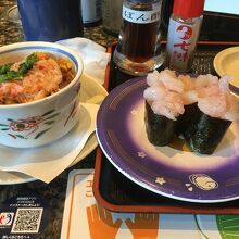 大好き海老と蟹から