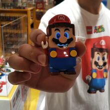 レゴで作られたマリオを見せてもらえました！