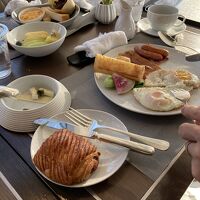 朝食は量多めです。