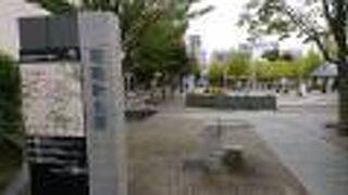 中心部のオアシス。