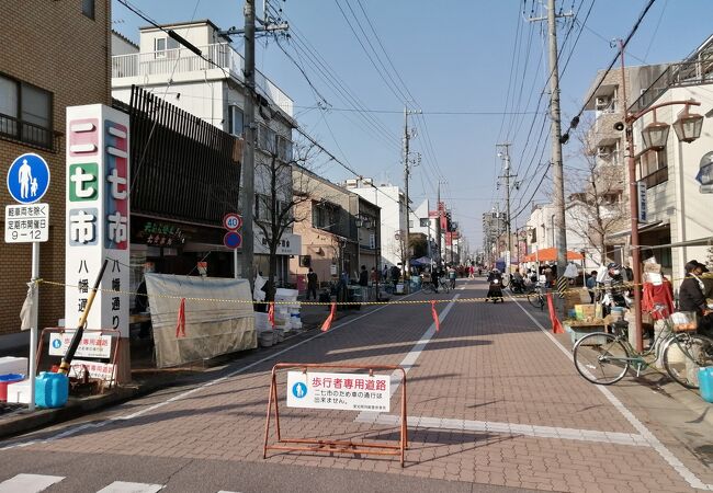 昔ながらの露店市場