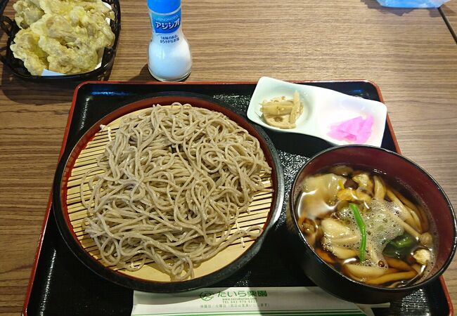 秩父からの帰りにお蕎麦と天ぷら