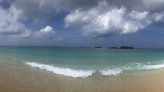 ハテルマブルーと呼ばれる波照間島のニシ浜