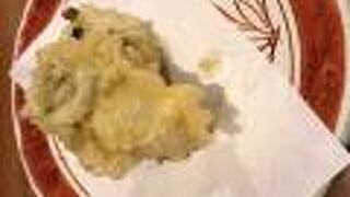 牡蠣天ぷらうまかった