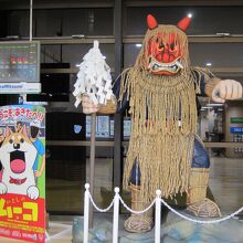 ターミナル前にもザ・アキタ！