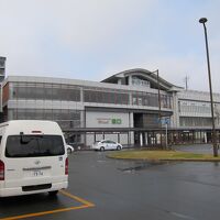 宗げなバス乗り場はＪＲ秋田駅・東口道路沿い