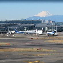 富士山が見えます