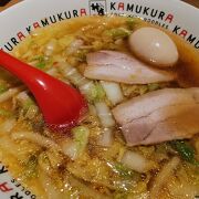 白菜たっぷりラーメン！