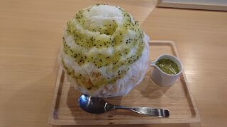 キウイミルクティー氷を注文