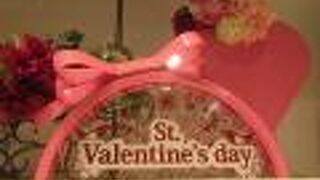 バレンタインデーで混雑