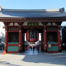 おぉ、「雷門」の写真が撮れる