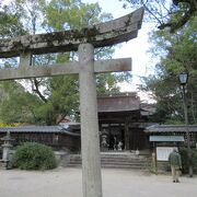旧岩国藩主吉川家を祀る神社です