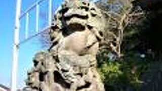 東/西叶神社で一対となっている[狛犬]