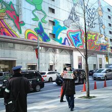 自転車に乗った方に注意してたので